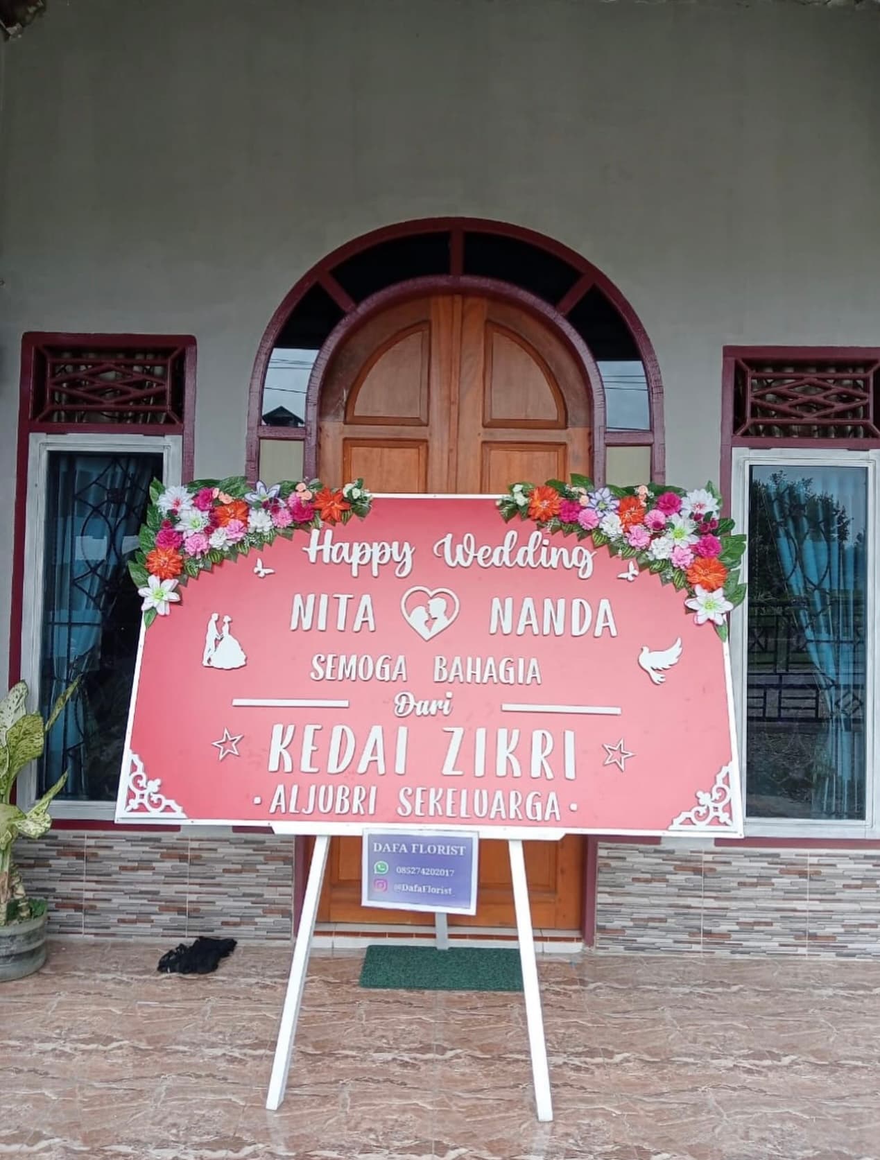 Happy Wedding — Pink Rose